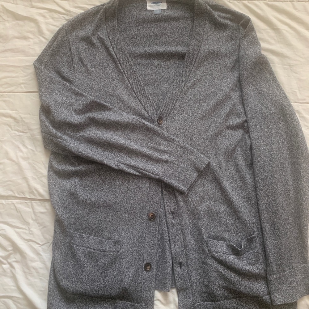 Gray Old Navy Button Up Cardigan XXL
